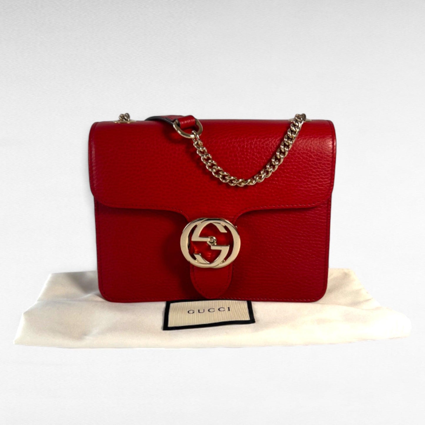 Gucci Interlocking GG Shoulder Bag - The Dream Bag Co