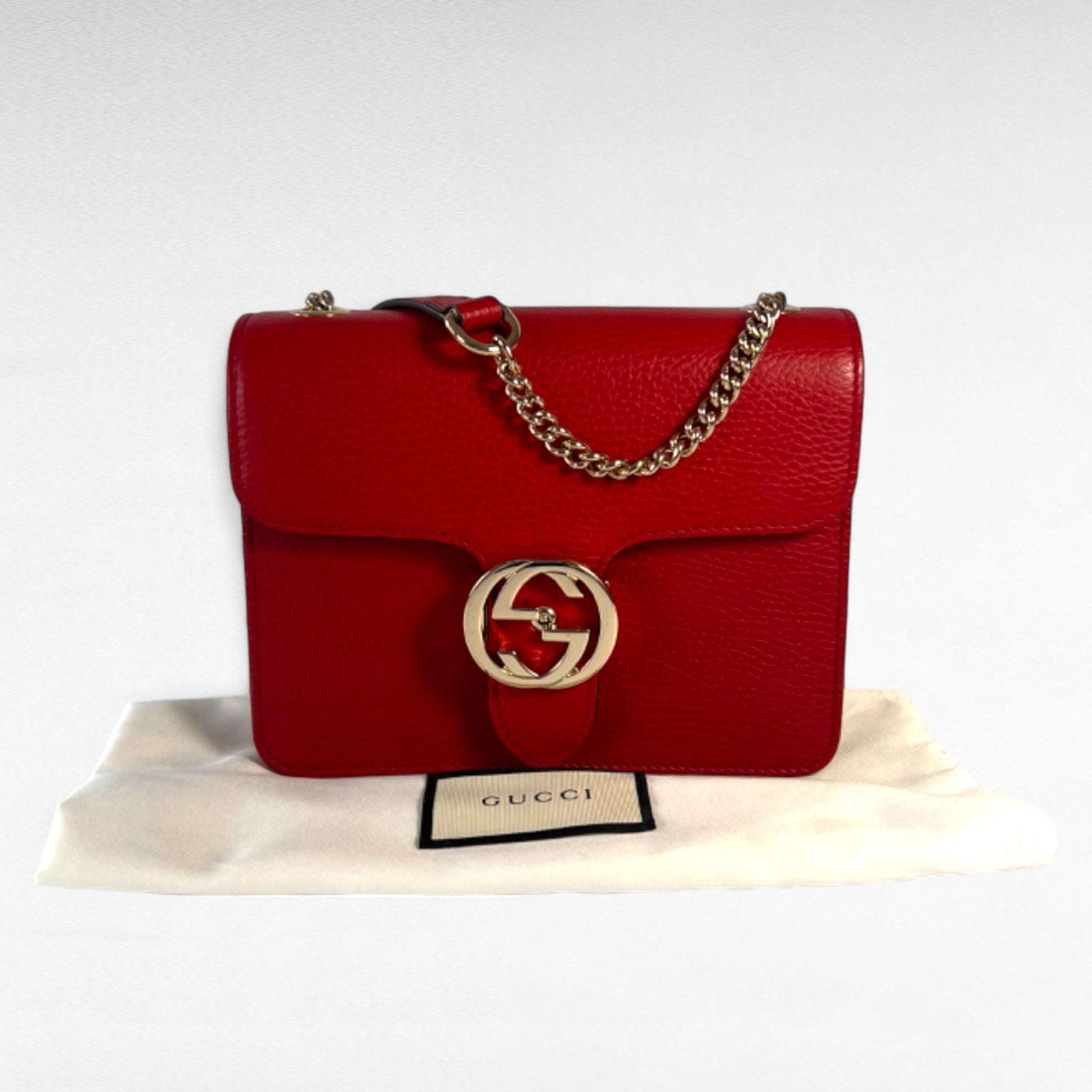 Gucci Interlocking GG Shoulder Bag - The Dream Bag Co